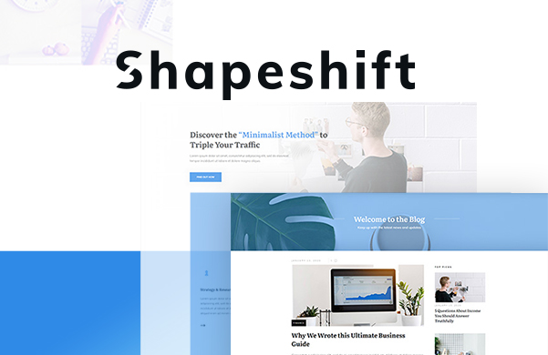 ShapeShift From Thrive Themes